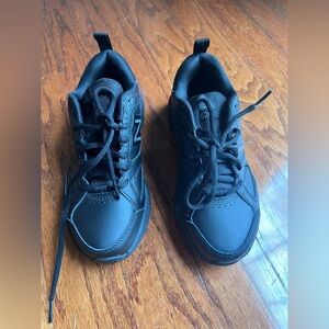 New Balance Black Youth Lace-Up Sneakers